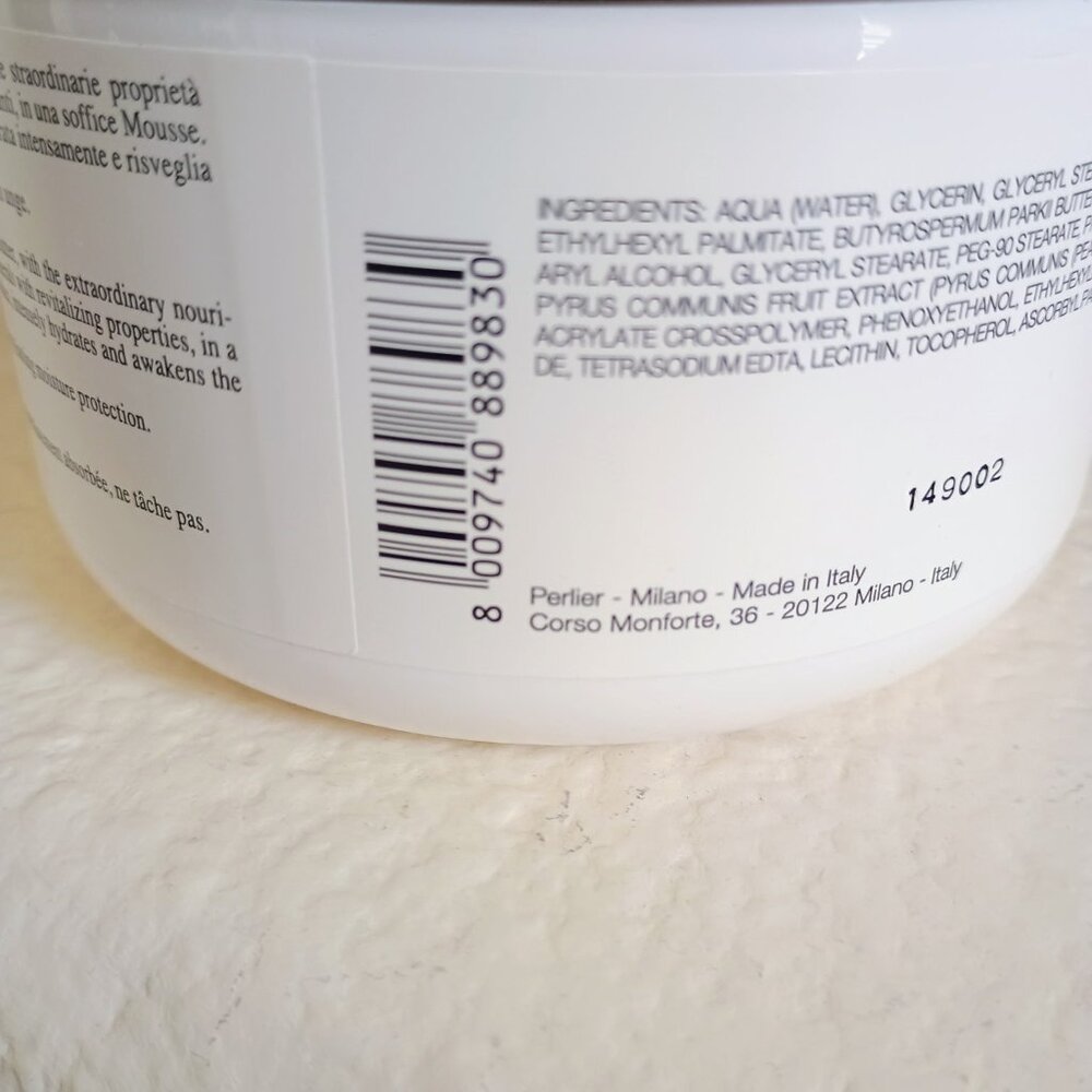 BNWT PERLIER SHEA BUTTER BODY MOUSSE PEAR FRAGRANCE JUMBO SIZE - Picture 3 of 3